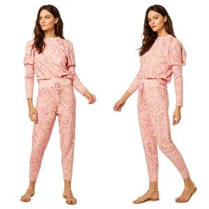New! MISA‎ Los Angeles Payton Pink Tie Dye Jogger Pants 🌸 Medium NWT!